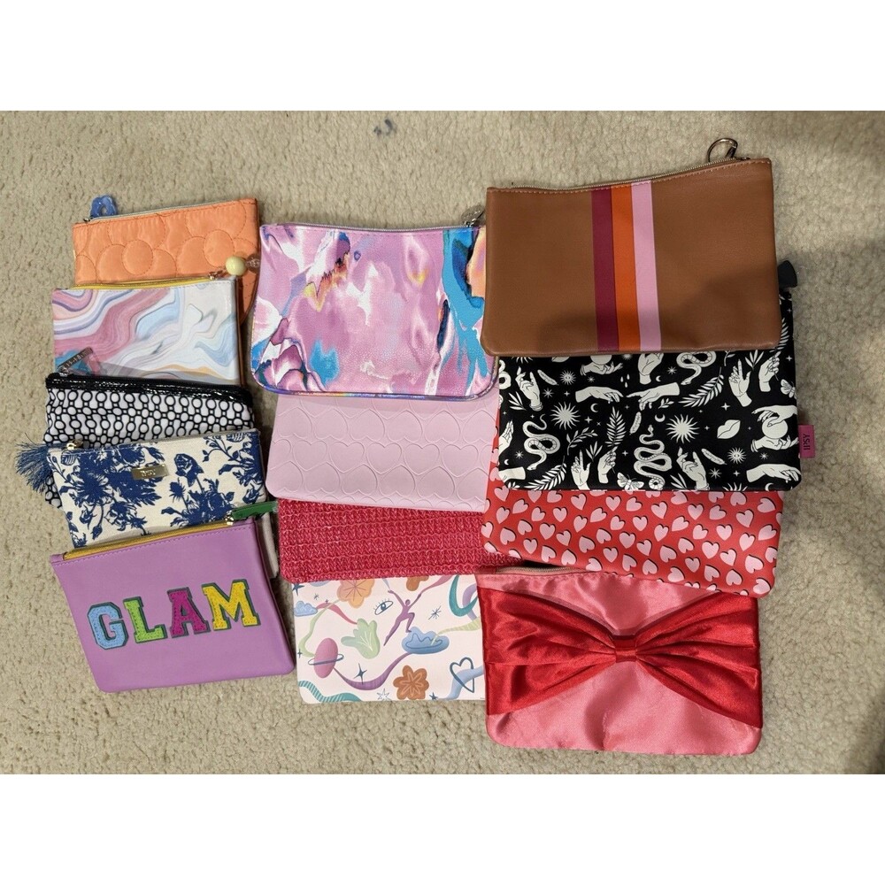 14 Ipsy Cosmetic Bags - Bag Only - Picture 1 of 1